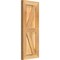Ekena Millwork Framed Board-n-Batten Shutters w/Z-Bar, Rough Sawn Western Red Cedar, 10 3/4W x 27H, PR RBF06Z11X027RWR - alternate 5